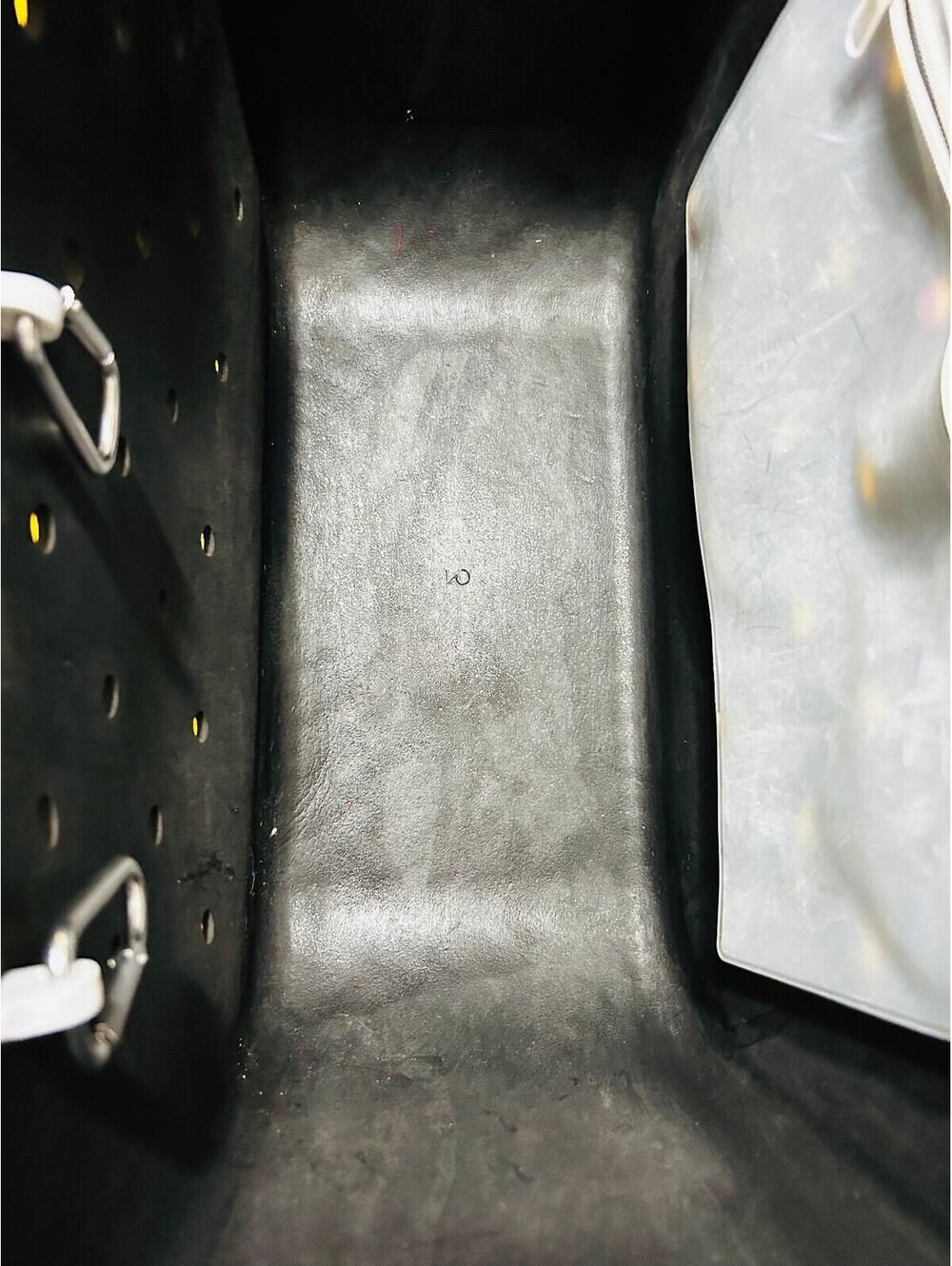 Large Black EVA Rubber Beach Tote Bag Waterproof 19x14 - Picture 4 of 5